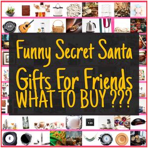 Funny Secret Santa Gifts For Friends [TOP PICKS]