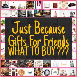 Just Because Gifts For Friends [TOP PICKS]