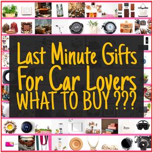 Last Minute Gifts For Car Lovers [TOP PICKS]