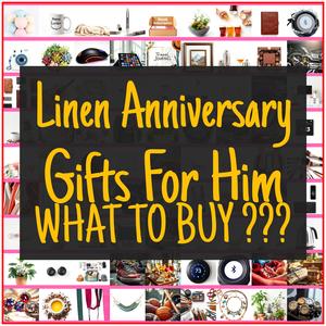 Linen Anniversary Gifts For Him [TOP PICKS]